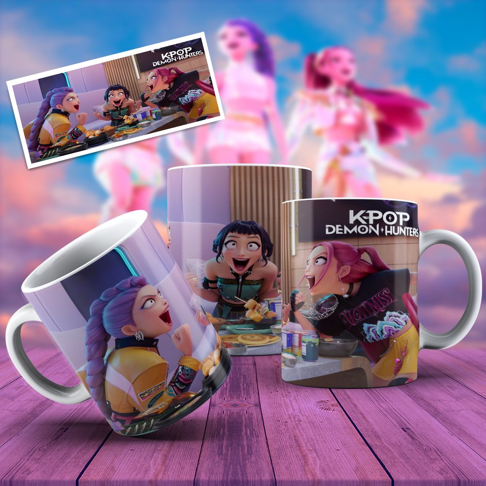 Taza Demon Hunter k-pop